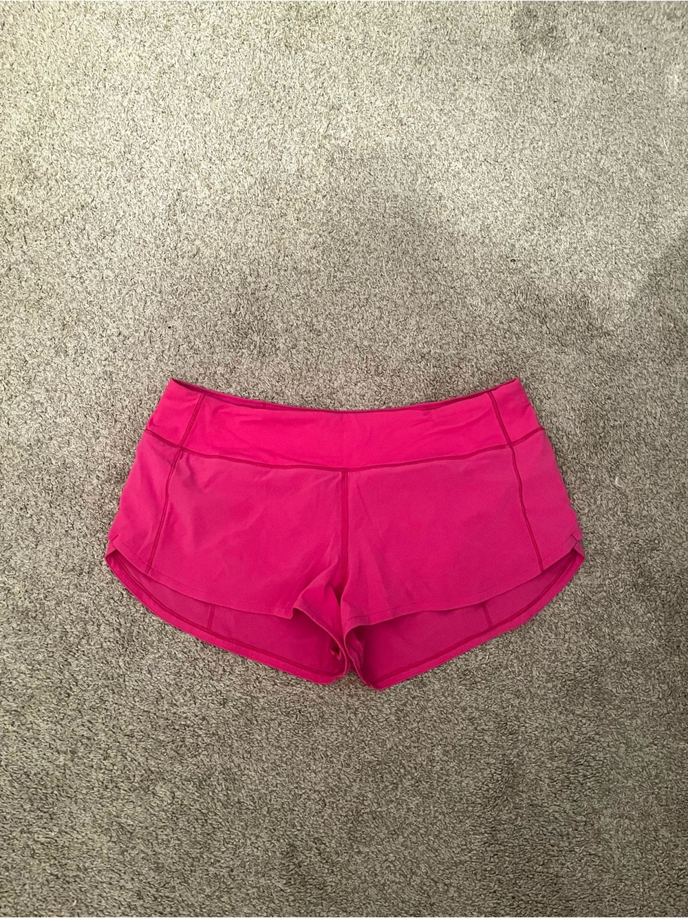 Lululemon Sonic Pink Speed Up High-Rise 2.5″ - Picture 2 of 3